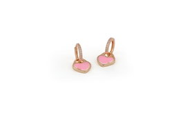 Heliophilia Silver Pendientes de Metal Dorados con Circón CKP9366
